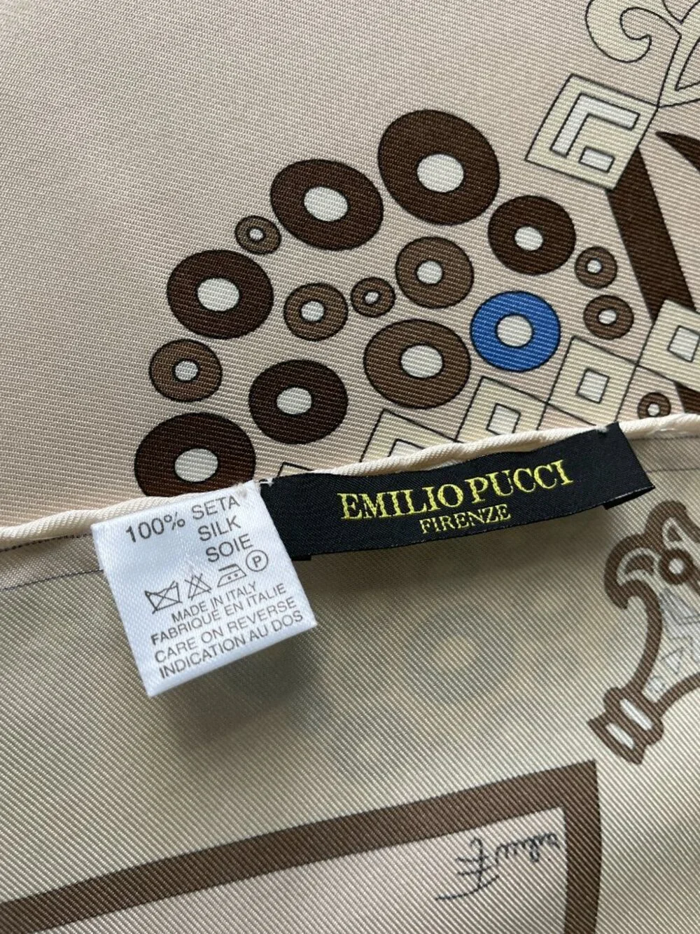 Emilio Pucci Vintage Silk Scarf